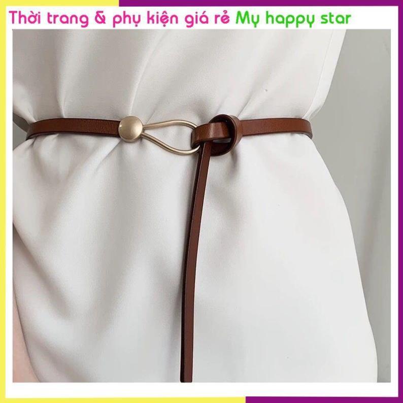 Thắt lưng da khóa đồng cá tính TL68