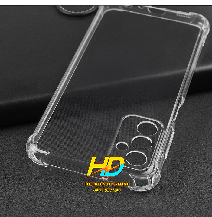 Ốp lưng Silicon dẻo trong suốt Dành cho SamSung Galaxy A24 4G Chống Sốc 4 góc bảo vệ camera
