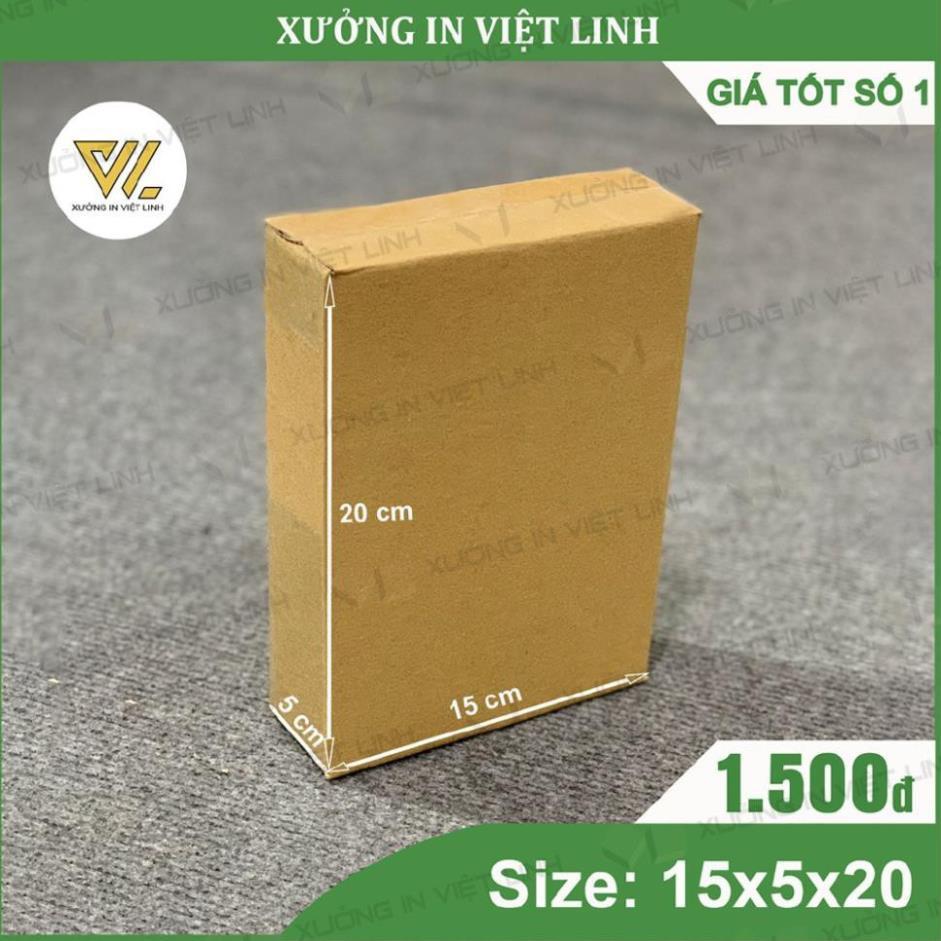 COMBO 100 Hộp 20x15x5 - Hộp Carton Đóng Hàng