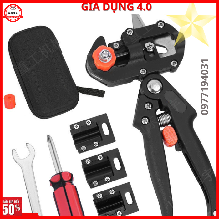 Bộ kéo ghép cành cây chuyên dụng cao cấp -dụng cụ chiết cành đa năng &lt;Hàng nhập