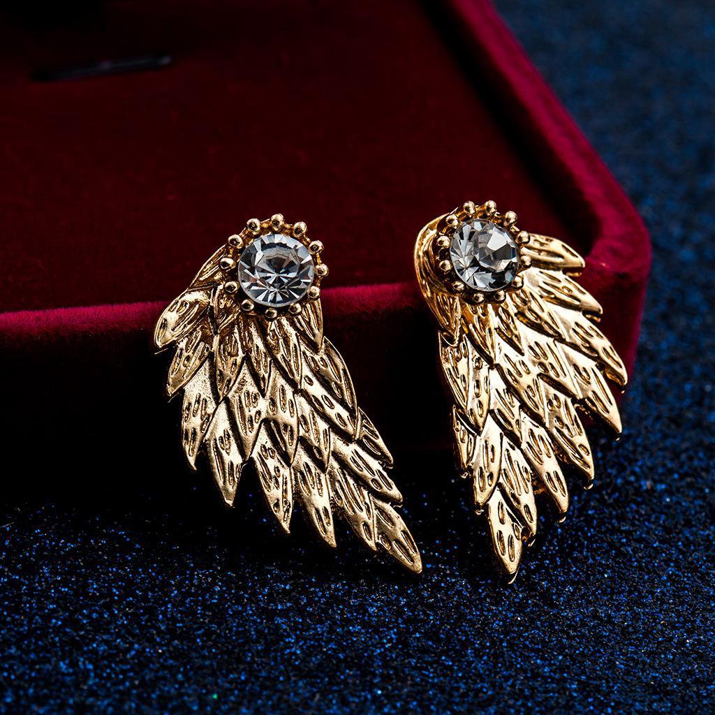 Bông tai hình đôi cánh thiên thần phong cách unisex