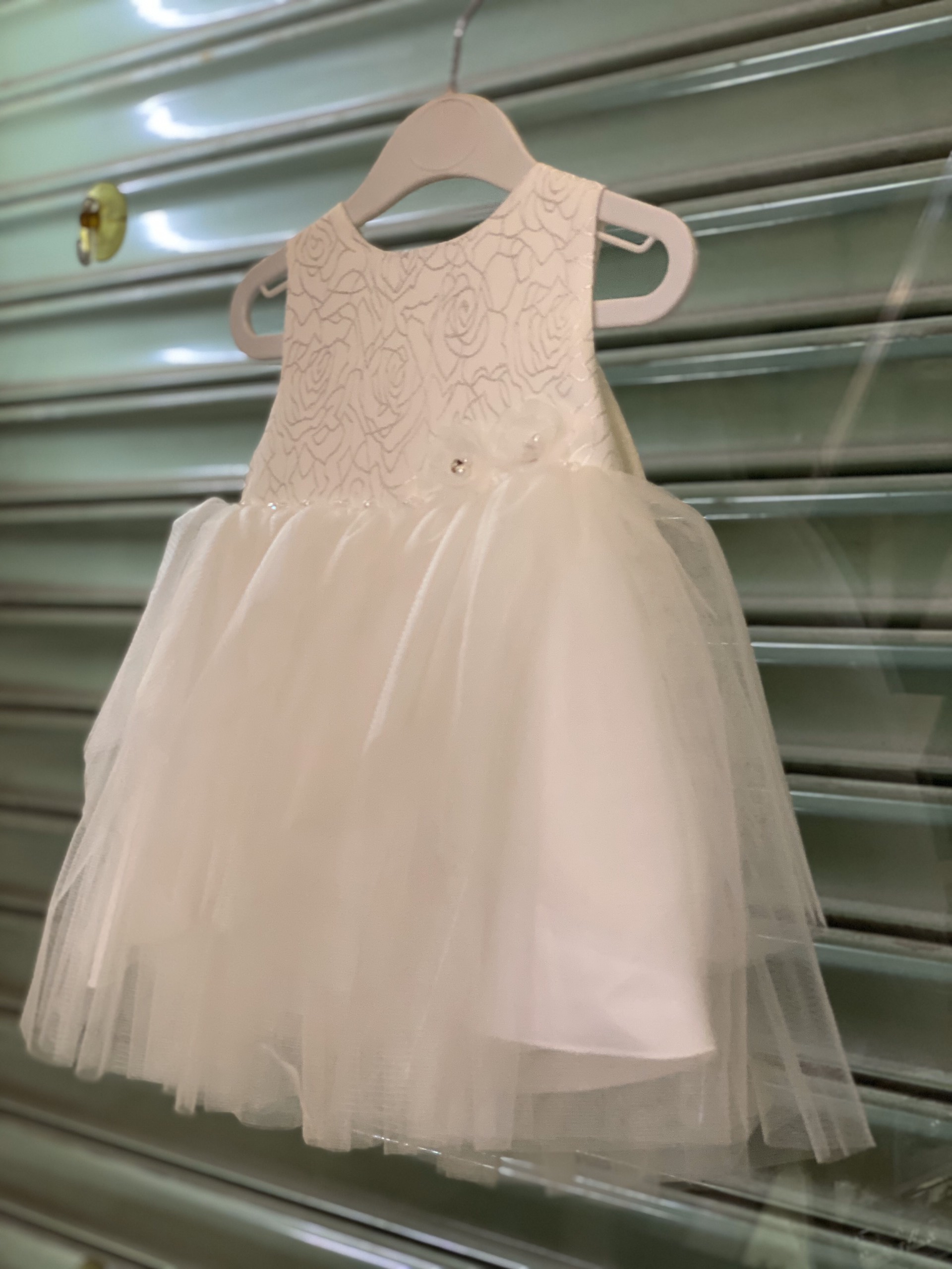 Đầm Lụa Kết Hợp Lưới Baby Girl Có Nơ Sau Lưng Mã 1964800