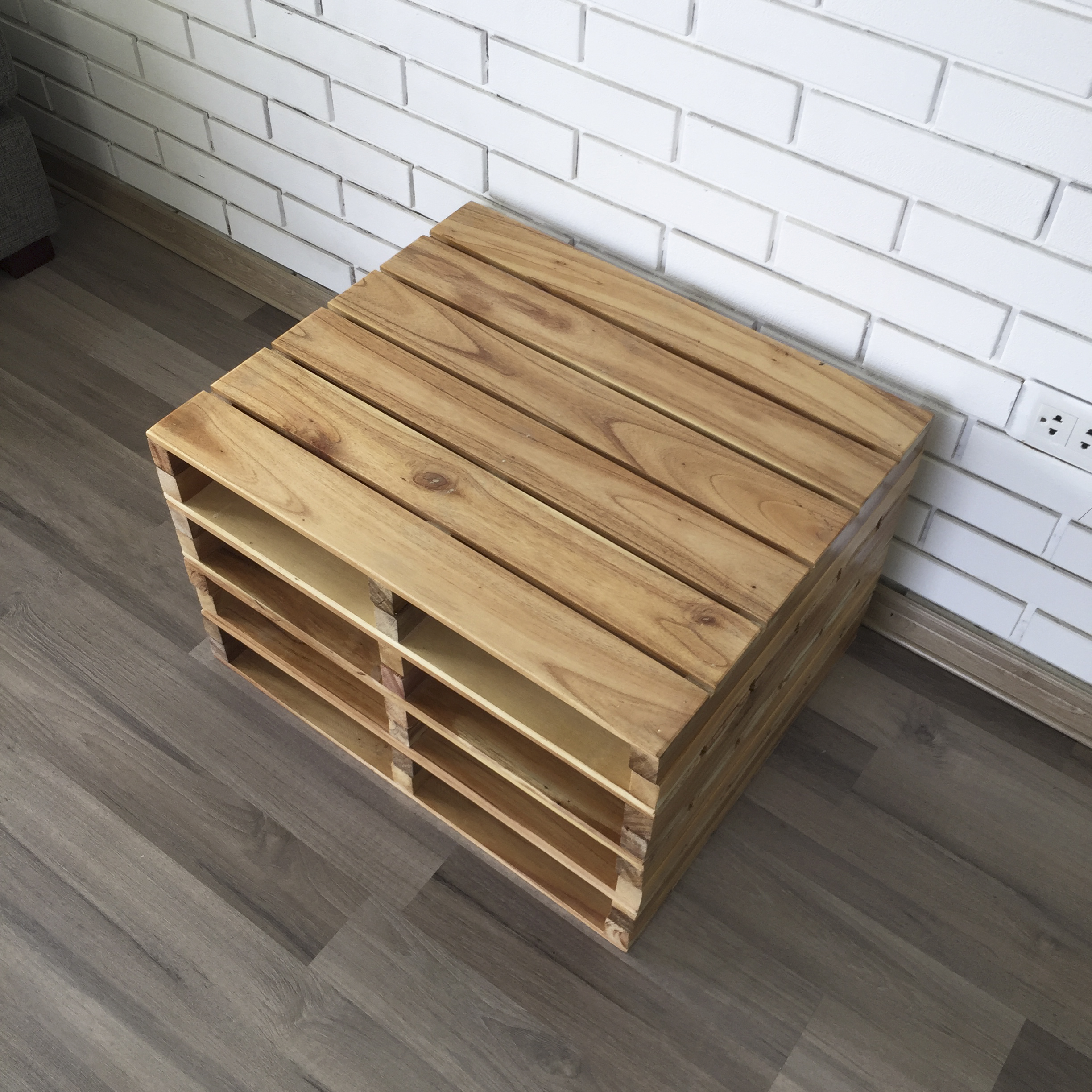 Giường pallet lắp ghép PL160 kích thước 1m6x2m