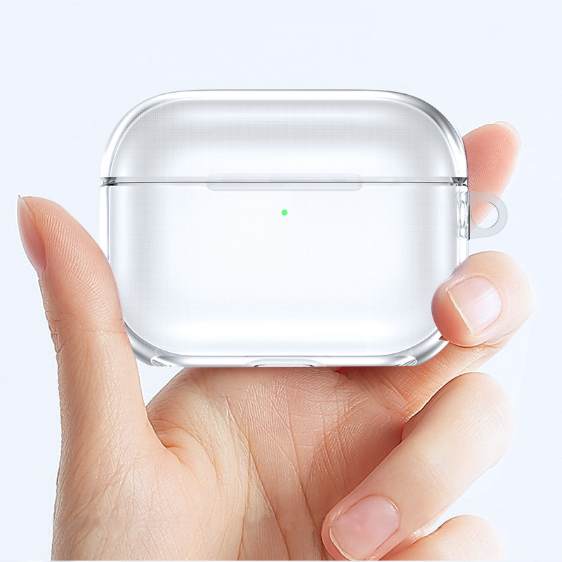 Bao case silicon chống sốc siêu mỏng trong suốt cho tai nghe Apple Airpods Pro hiệu Totu AA-096 (Mỏng 1.5mm, bảo vệ toàn diện, vật liệu cao cấp) - Hàng nhập khẩu