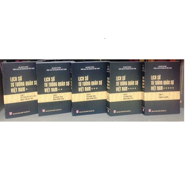 Sách Combo Trọn Bộ 5 Quyển Lịch Sử Tư Tưởng Quân Sự Việt Nam - NXB Chính Trị Quốc Gia Sự Thật