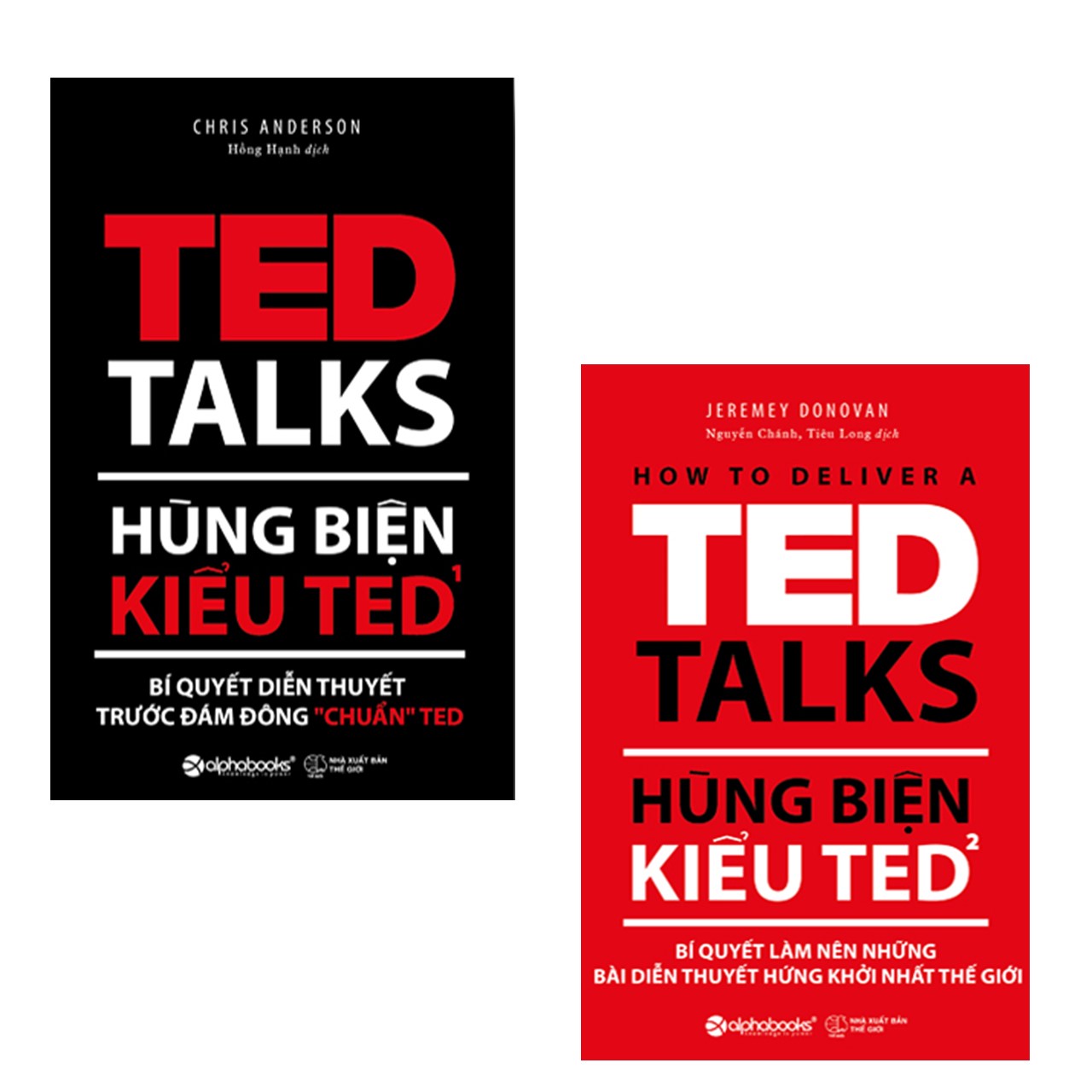 Combo Hùng Biện Kiểu Ted: Hùng Biện Kiểu Ted 1 - Bí Quyết Diễn Thuyết Trước Đám Đông "Chuẩn' + Hùng Biện Kiểu Ted 2 - Bí Quyết Làm Nên Những Bài Diễn Thuyết Hứng Khởi Nhất Thế Giới