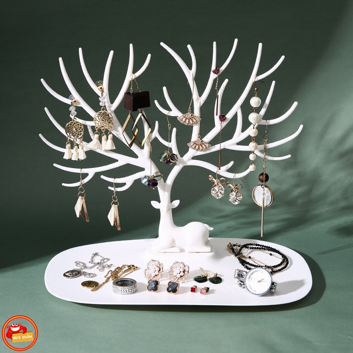 Khay đựng trang sức và phụ kiện cá nhân hình con hươu xinh xắn - JL