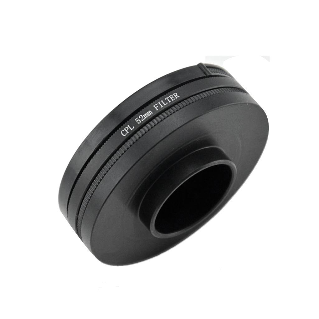 52mm CPL Filter Circular Polarizer Filter UV Lens + Cap Protector for Xiaomi
