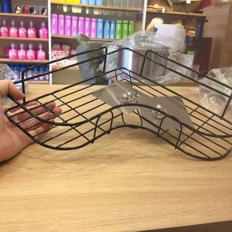 KỆ GÓC ĐEN DÁN TƯỜNG