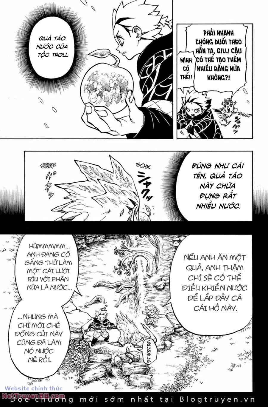 gill: "không ai có thể đánh bại ta khi ta dùng rìu!" chapter 18 9
