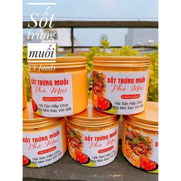 Sốt trứng muối phô mai sẵn gia vị chế biến hải sản chấm thịt bò - 400g