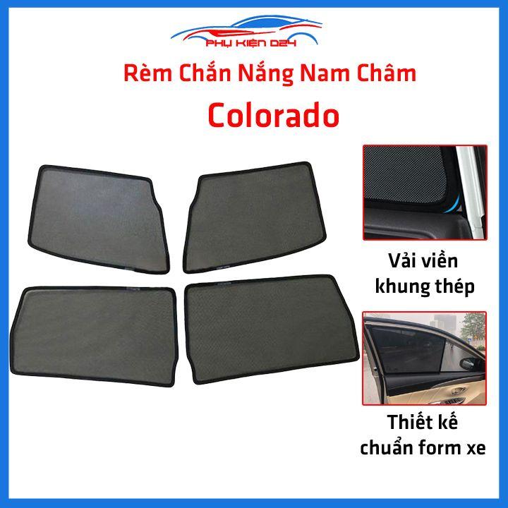 Bộ 4 rèm chắn nắng nam châm Colorado khung cố định chống tia UV