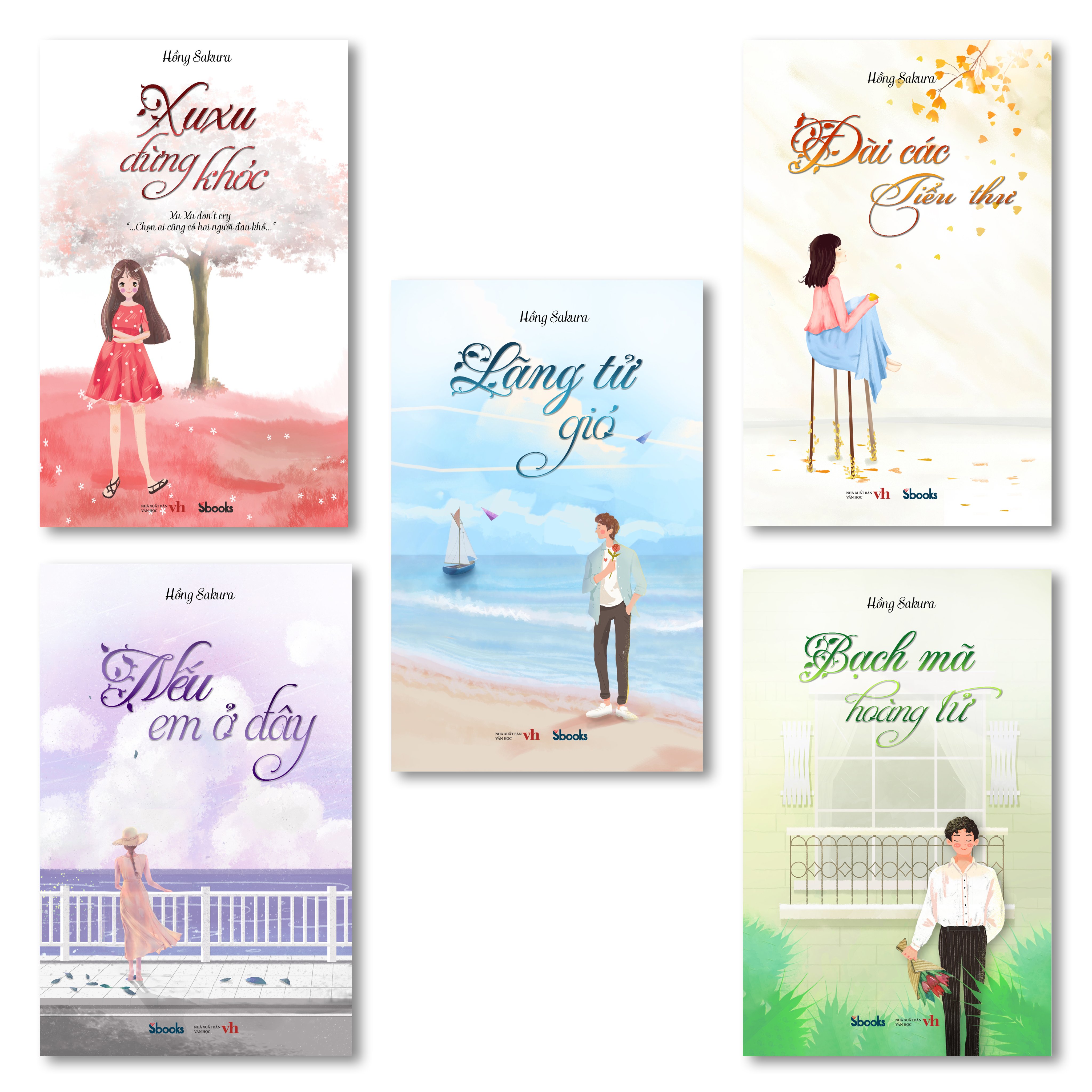 Combo 5 cuốn - Hồng Sakura