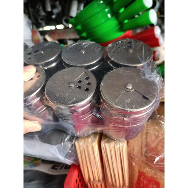 Hủ đựng tiêu, đựng tăm inox