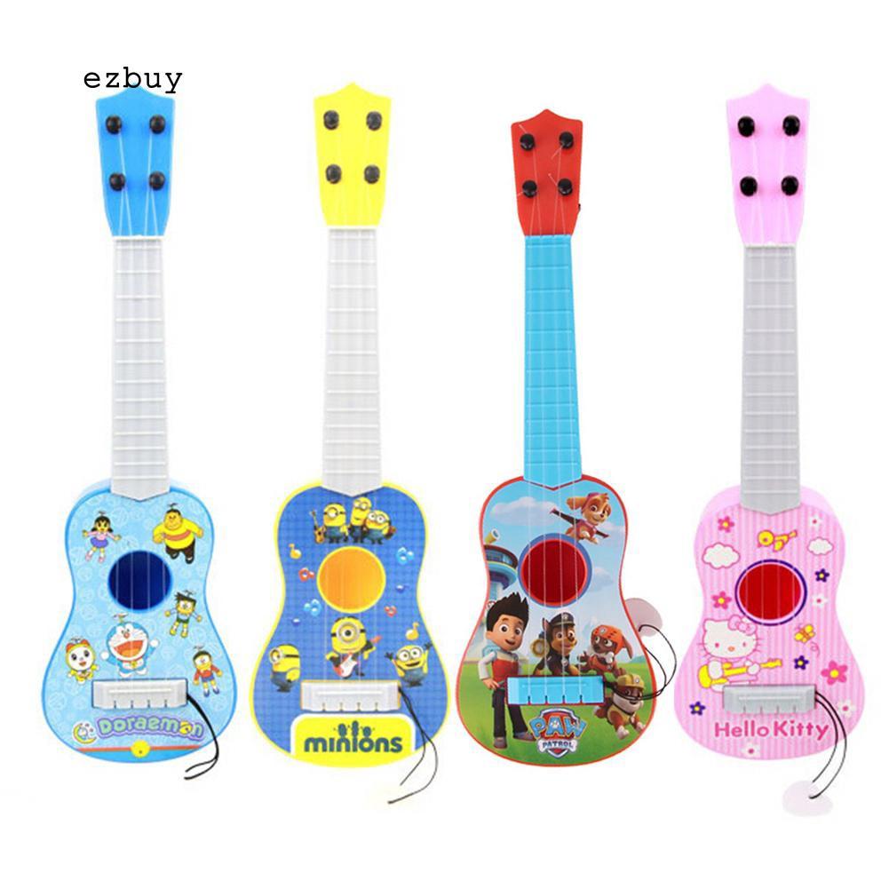 Đồ chơi đàn guitar mini in họa tiết đáng yêu cho bé