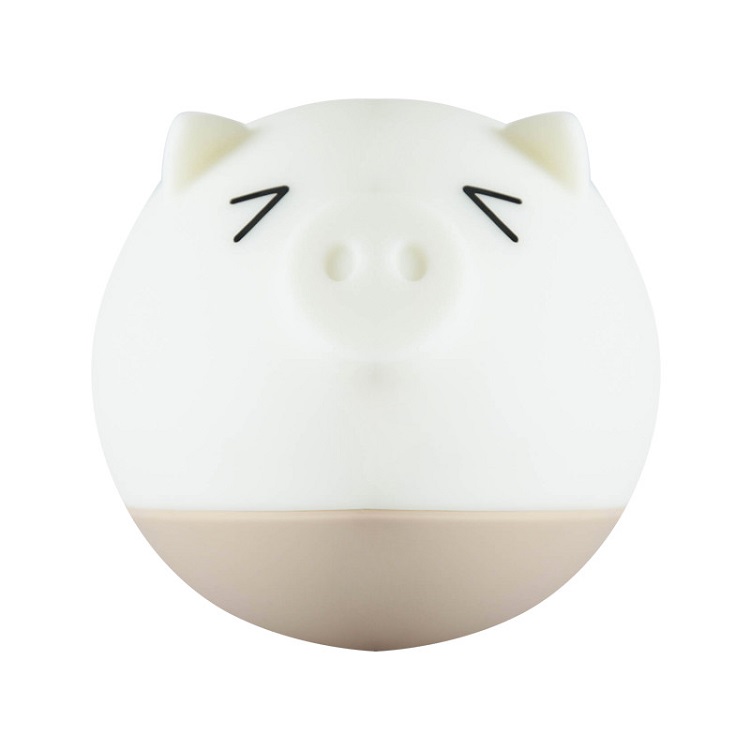 Đèn Ngủ Silicon Hình Con Heo Ngộ Nghĩnh, Siêu Cute