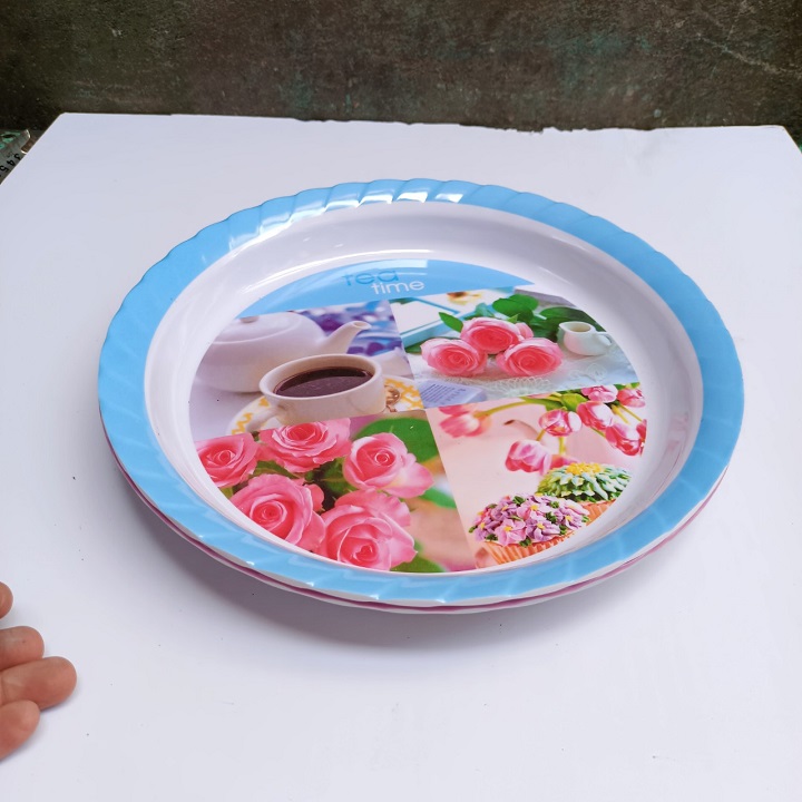 KHAY TRÒN NHỰA PHÍP ĐỰNG HOA QUẢ CAO CẤP