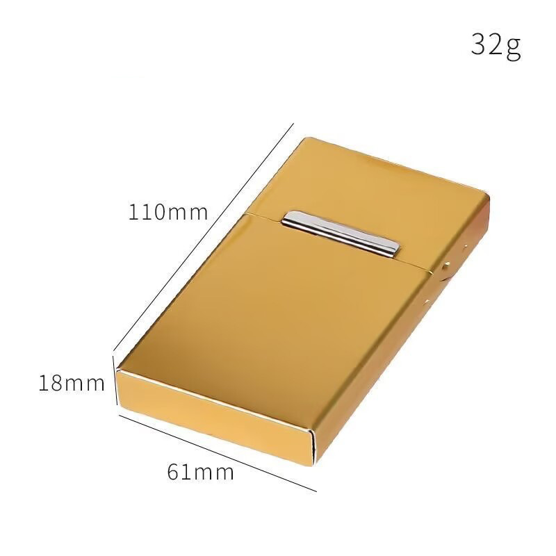 Hộp Đựng Thuốc 20 Điếu Dài Slim Hộp Nhôm Bóng Trơn