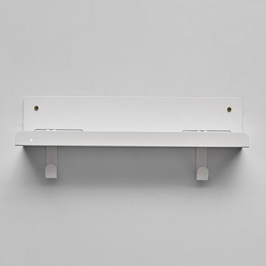 Floating Wall Mounted Shelves, Display Rustic Metal Ledge Shelves Wide Panel for Bedroom Office Kitchen Living Room