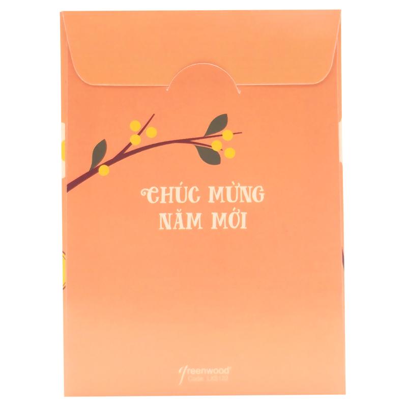 Bộ 6 Bao Lì Xì Nhỏ - 11 x 8 cm - Greenwood LXS122