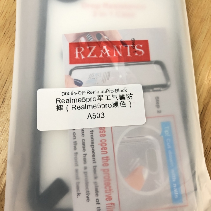 Ốp lưng cho Realme 5 Pro chống sốc Rzants - Hàng nhập khẩu