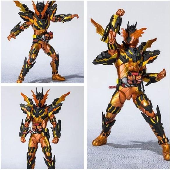 Mô Hình Figure siêu nhân Kamen rider Build Magma Dragon có khớp 16cm