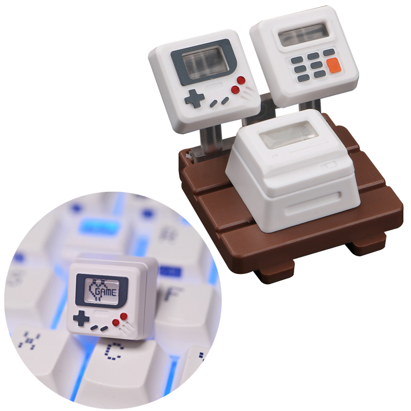 2023 K-04 MAC FC Retro Cổ Điển Game Keycaps Bàn Phím Cơ Dễ Thương Nắp Phím Phù Hợp Với Nút Cá Tính Keycaps Cho Công Tắc