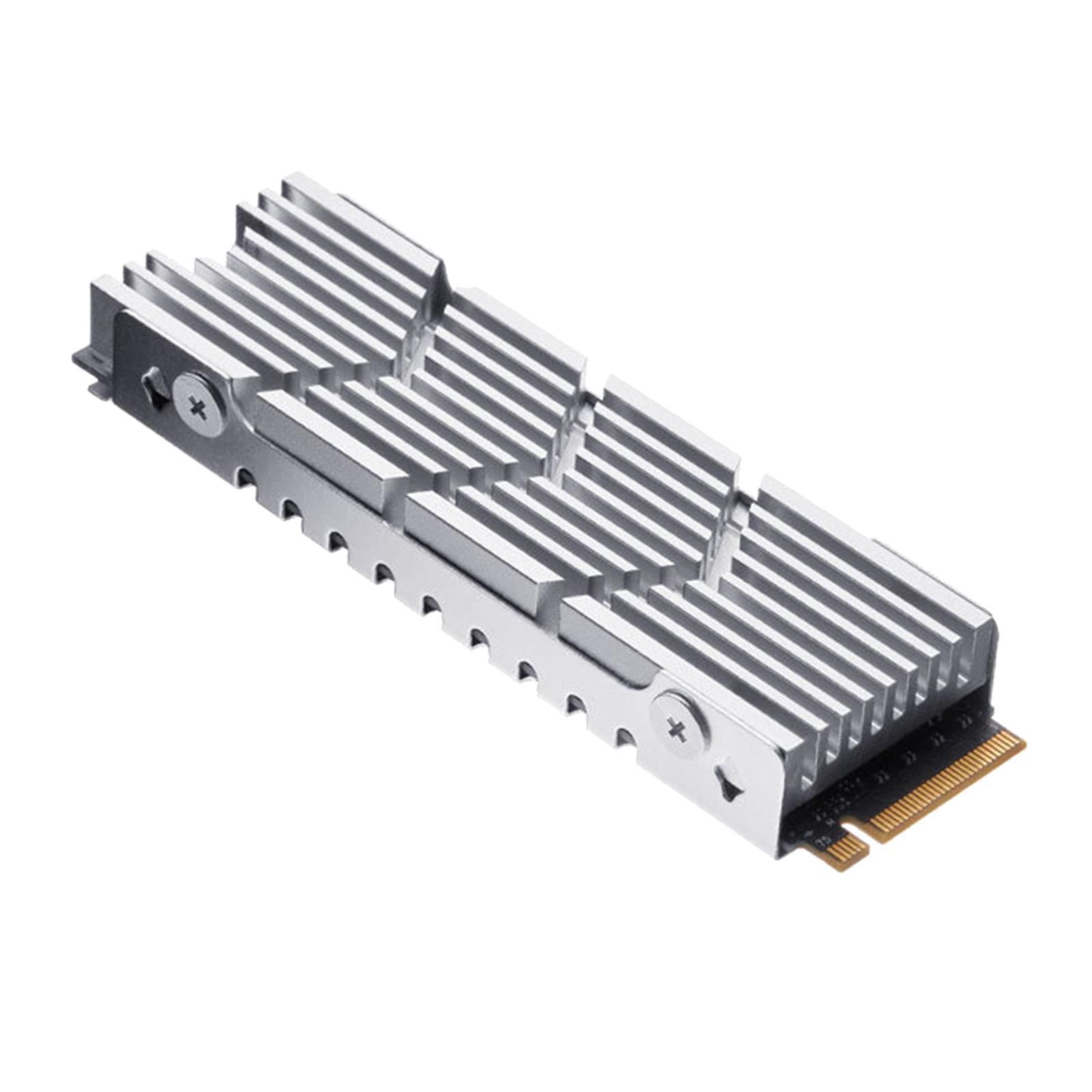 SSD Heat Sink Cover Aluminum Thermal Conductive Pad Desktop  Accessories Spare Parts  Heat Sink for Gaming Console