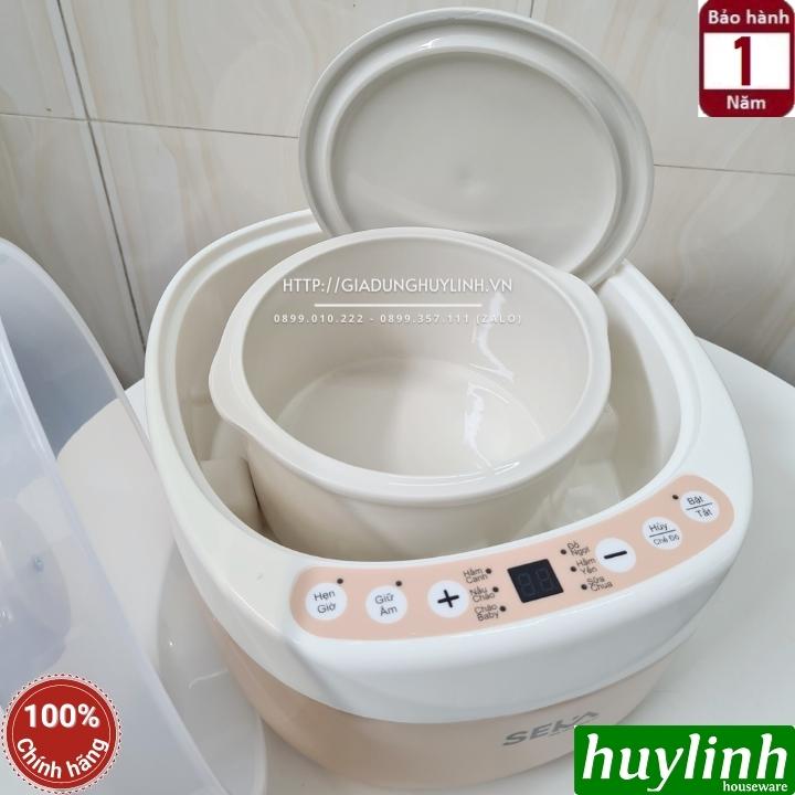 Nồi tiềm - nấu cháo chậm - chưng yến Seka GT69 - Dung tích 2 lít - Hàng chính hãng