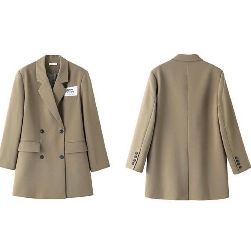 Áo Khoác Blazer nữ Form Suông rộng phong cách hàn quốc mẫu mới chất đẹp mã RB026
