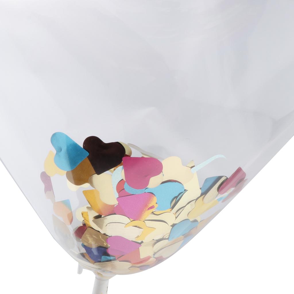 6x Heart Balloon Birthday Cake Topper Girl Baby Shower Cupcake Food Picks