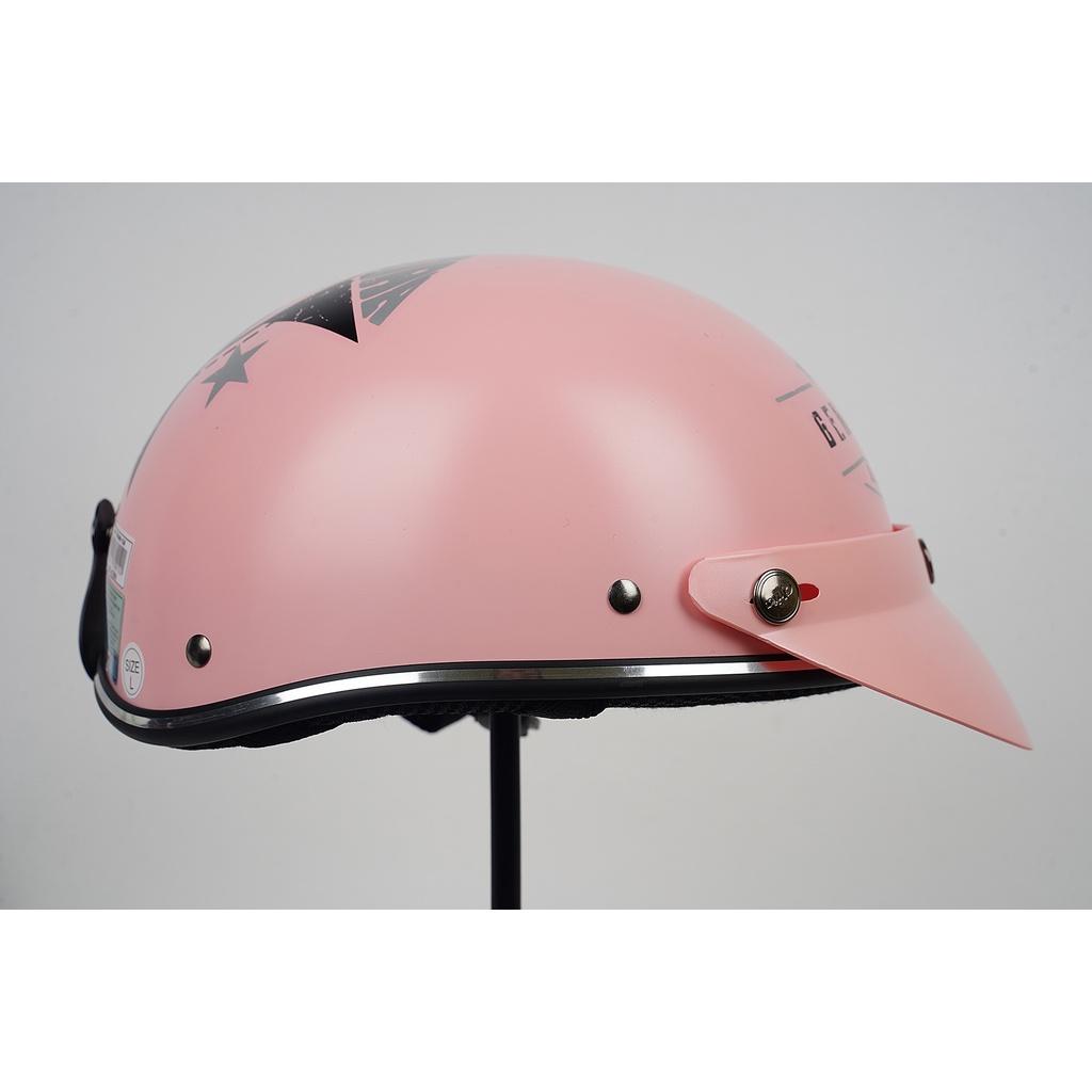 Mũ Bảo Hiểm 1/2 Đầu CHITA HELMETS CT6B1 Tem Gentlemen Cat