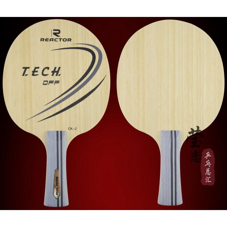 Combo vợt bóng bàn gồm cốt vợt REACTOR CK2 TECH OFF và hai mặt vợt YINHE MARS 2