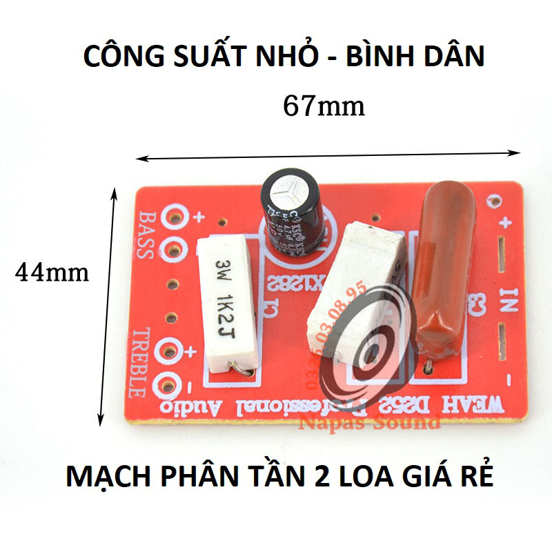 BỘ 2 CÁI MẠCH PHÂN TẦN 3 LOA VÀ 2 LOA GIÁ RẺ - PHÂN TẦN SIÊU RẺ