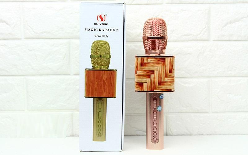 Mic Hát Karaoke Micro Karaoke,Micro Bluetooth Không Dây,Mic Hát Karaoke Kèm Loa Bluetooth YS 10A Hát Và Nghe Rất Rất Hay