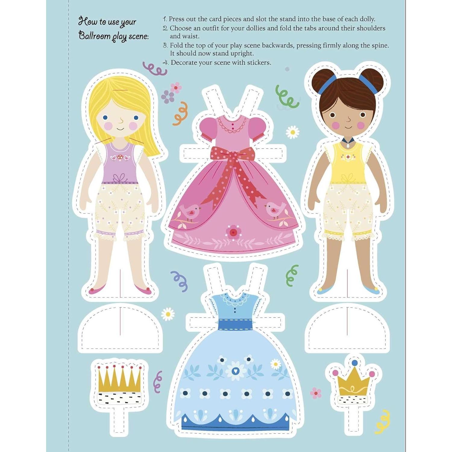 Sách Sticker Dress-Up Book - Princesses