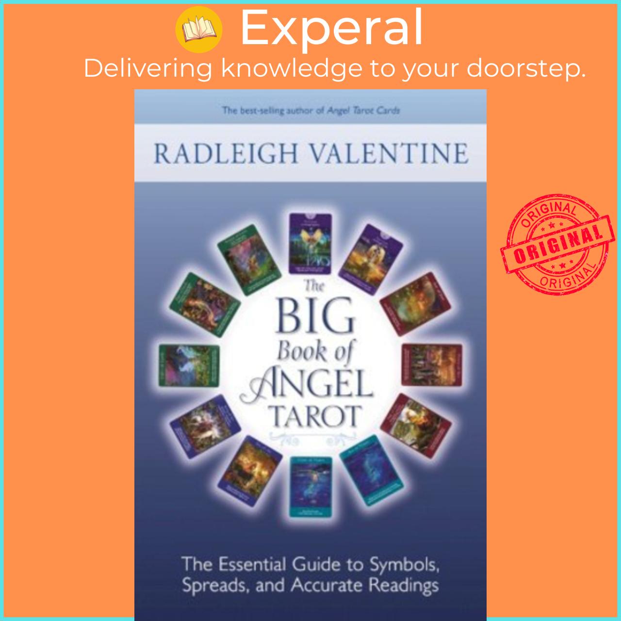 Hình ảnh Sách - The Big Book of Angel Tarot : The Essential Guide to Symbols, Sprea by Radleigh Valentine (US edition, paperback)