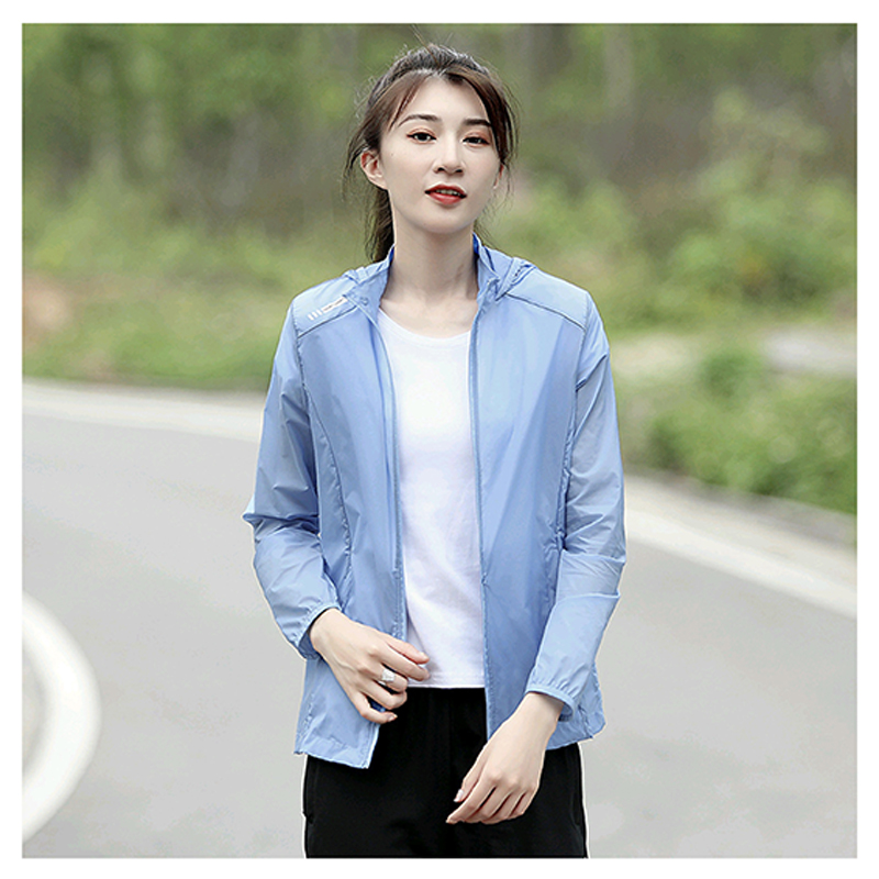 Xin mọi người Bộ áo khoác chống nắng nhiều màu sắc cho nam và nữ Quần áo bảo vệ mặt trời Áo khoác da mỏng chống tia cực tím mát Quần áo thể thao khô