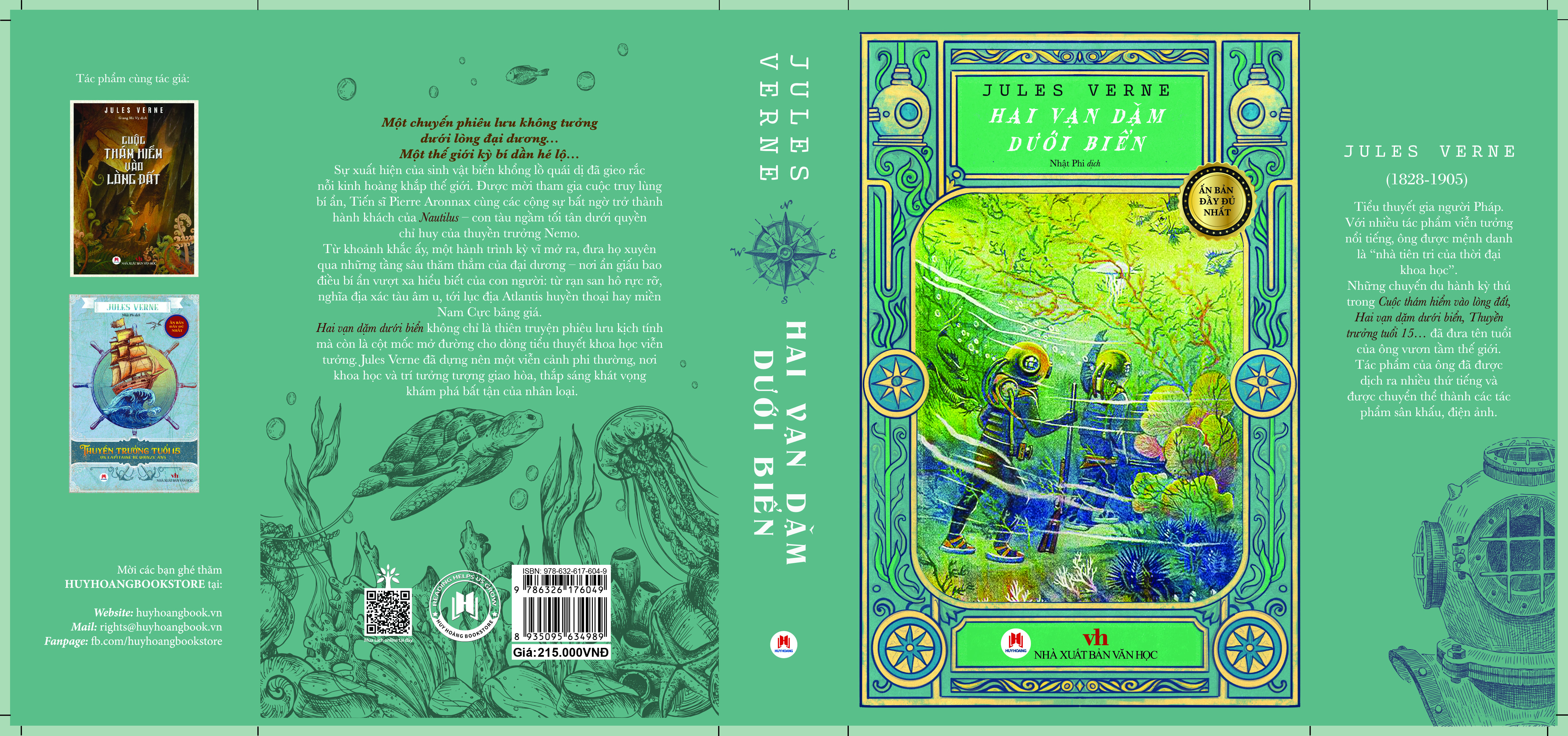 Sách Hai Vạn Dặm Dưới Biển - Ấn Bản Đầy Đủ Nhất