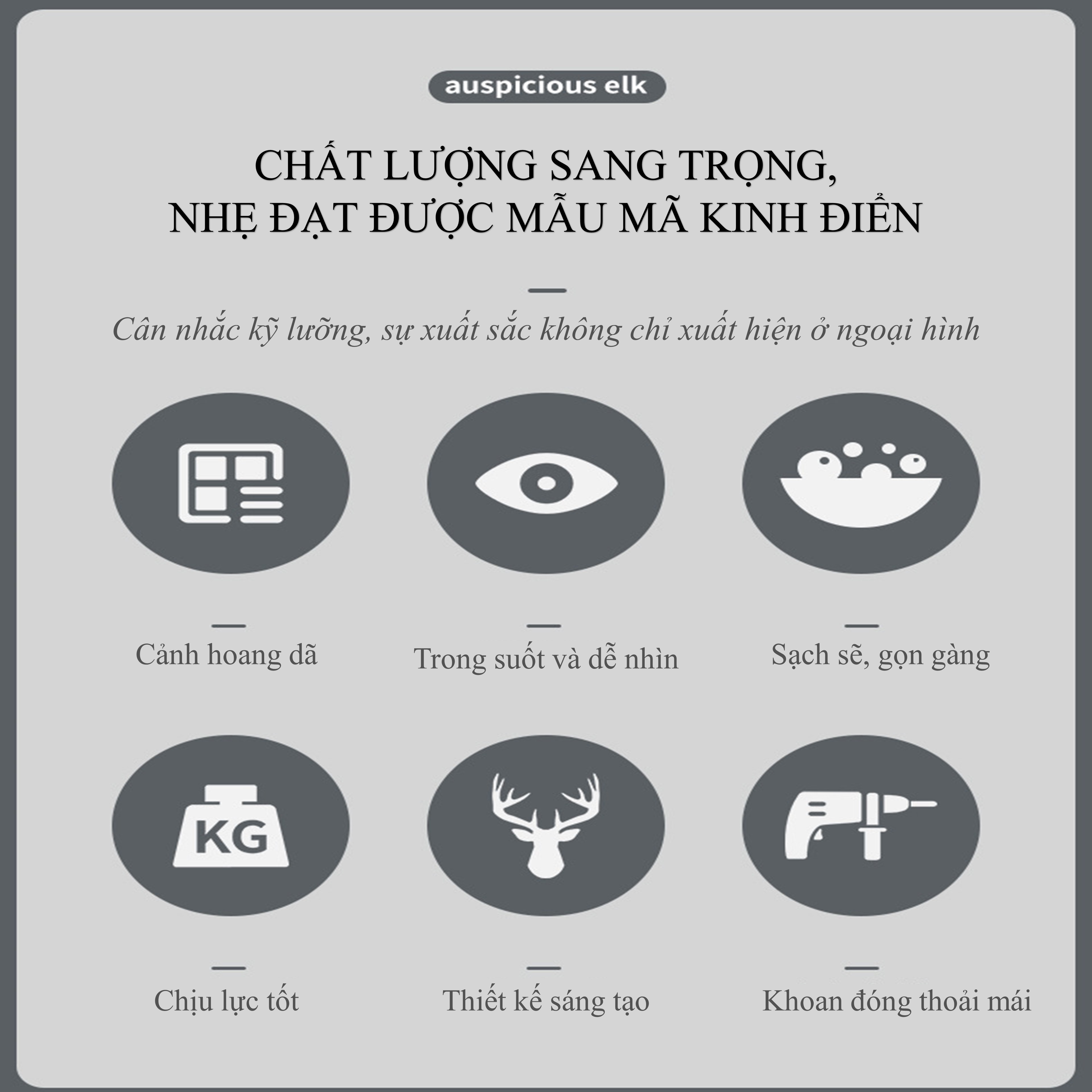 Hộp đựng khăn giấy, hộp khăn giấy, nhựa PP hoạ tiết sừng nai dễ thương, màu trắng sang trọng