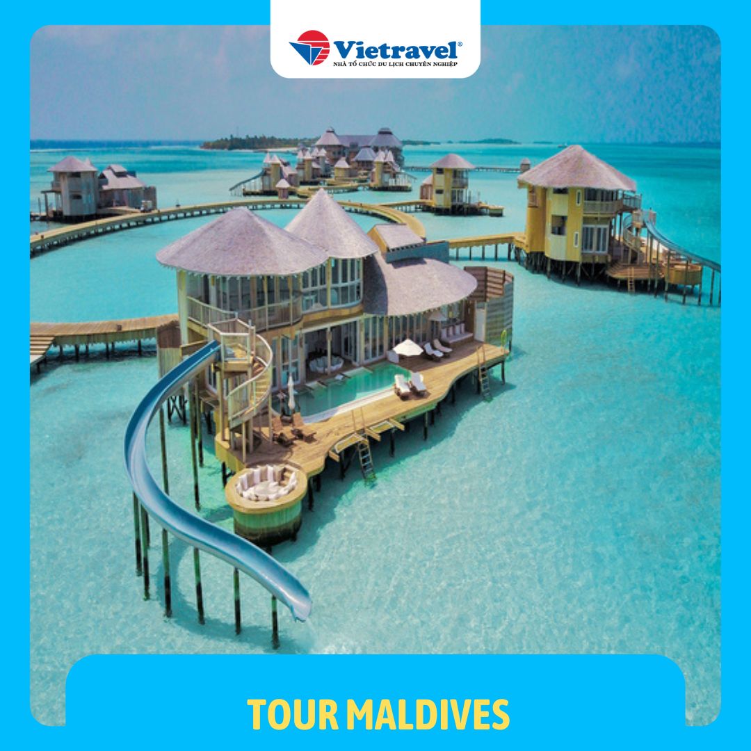 Hình ảnh [EVoucher Vietravel] Thiên đường nghỉ dưỡng Maldives (3 đêm Beach Villa)