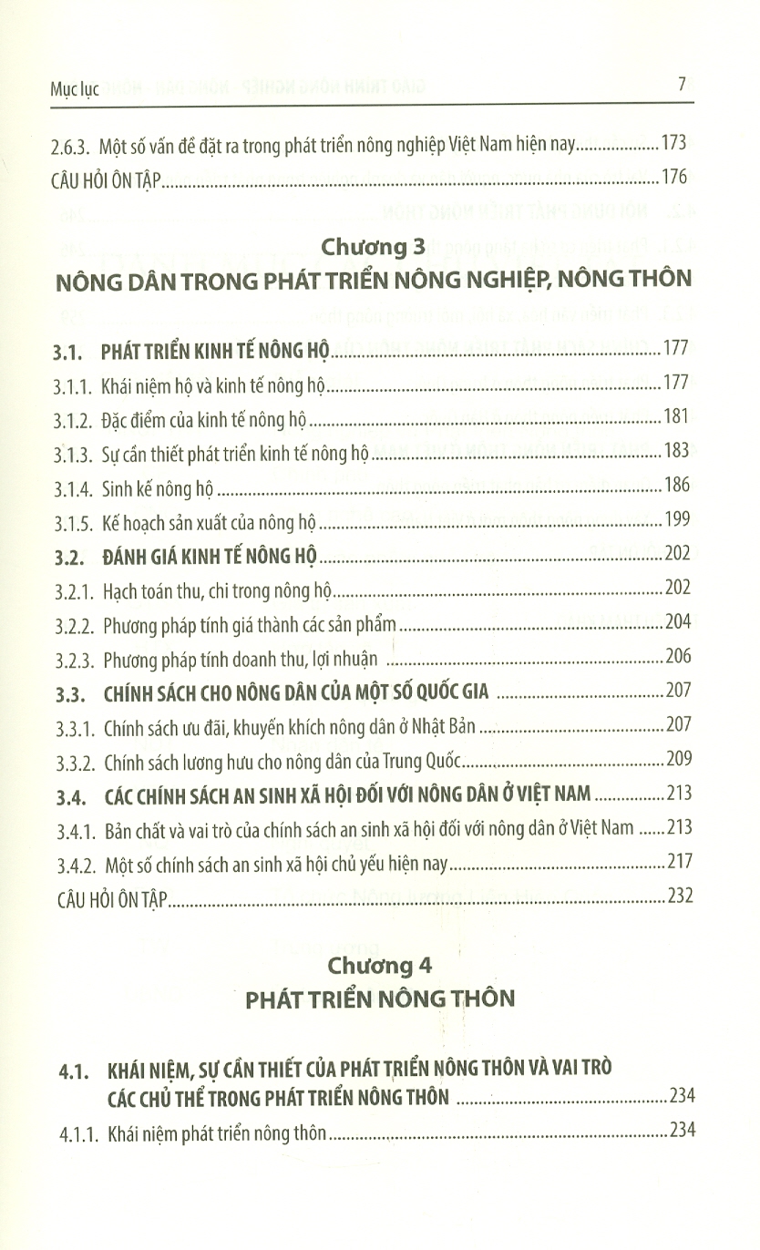 Giáo Trình Nông Nghiệp - Nông Dân - Nông Thôn