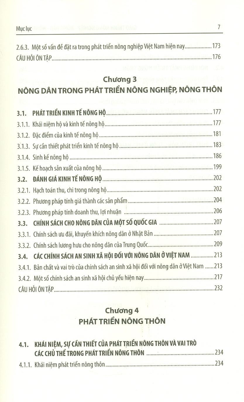 Giáo Trình Nông Nghiệp - Nông Dân - Nông Thôn