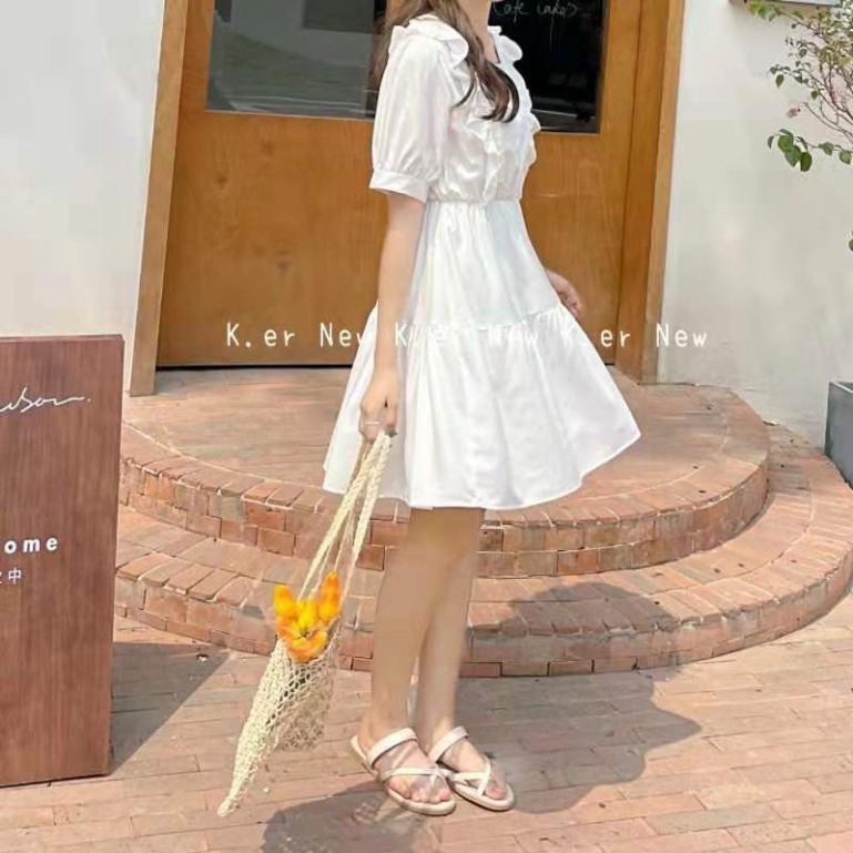 Đầm Nữ Chun Eo Bèo Xinh /hình shop tự chụp