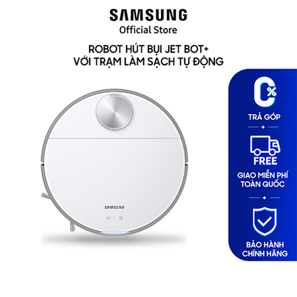 Robot Samsung hút bụi vượt trội Jet Bot+ (VR30T85513W) - Hàng chính hãng