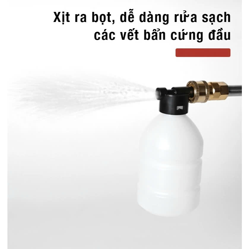 Máy rửa xe cầm tay cao áp chạy bằng pin sạc siêu tiện dụng, Máy rửa xe gia đình xe máy, Ô Tô 300W, Máy xịt rửa HD áp lực cao mạnh