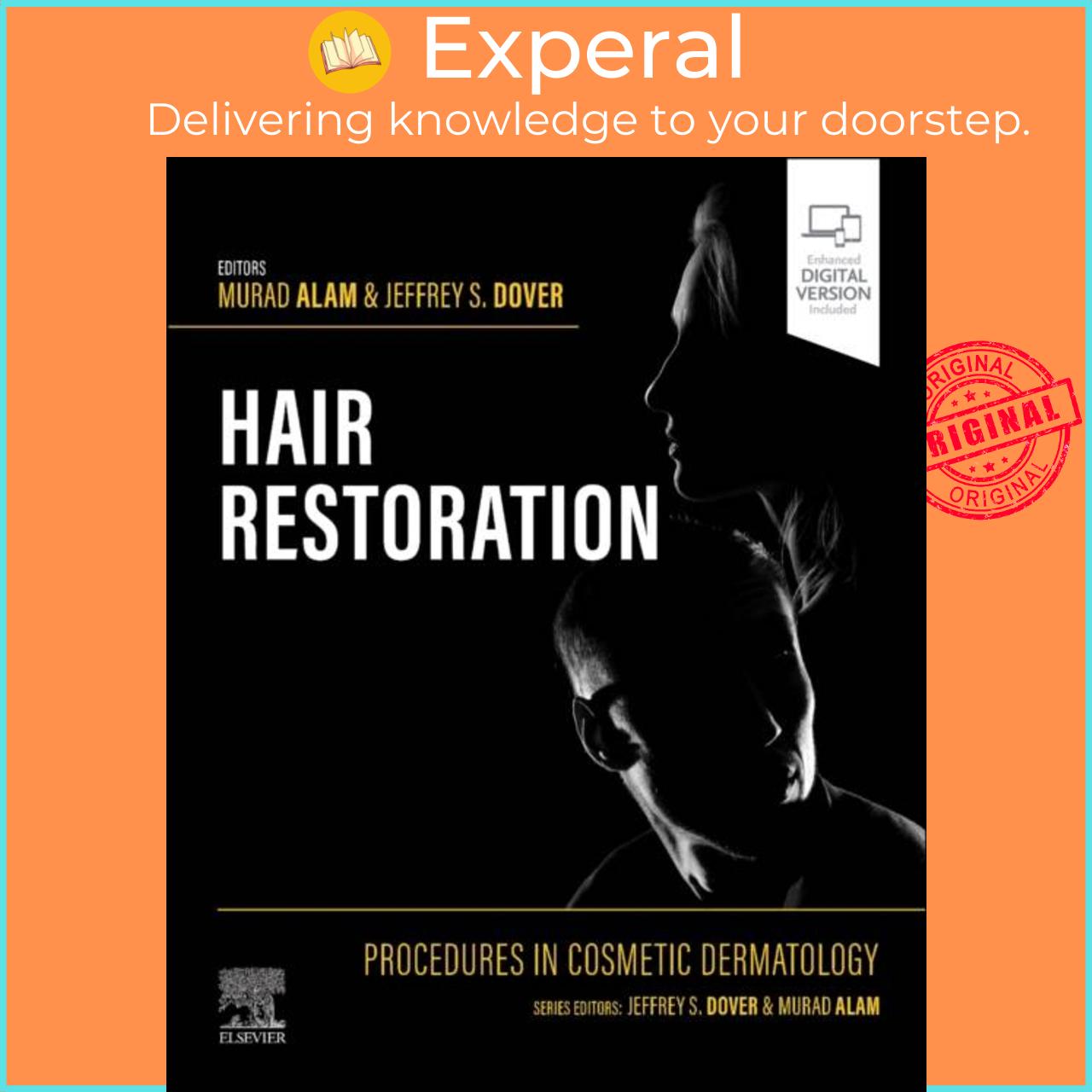 Sách - Procedures in Cosmetic Dermatology: Hair Restoration by Murad, MD, MSCI, MBA Alam (UK edition, hardcover)