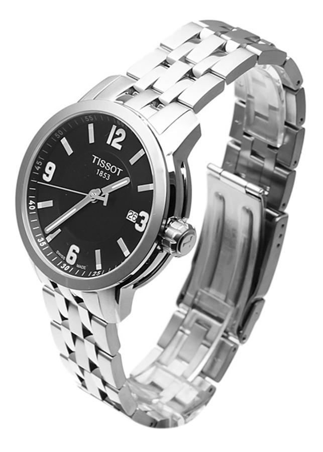 Đồng Hồ Nam Dây Thép Không Gỉ Tissot T055.410.11.057.00 (39mm) - Đen