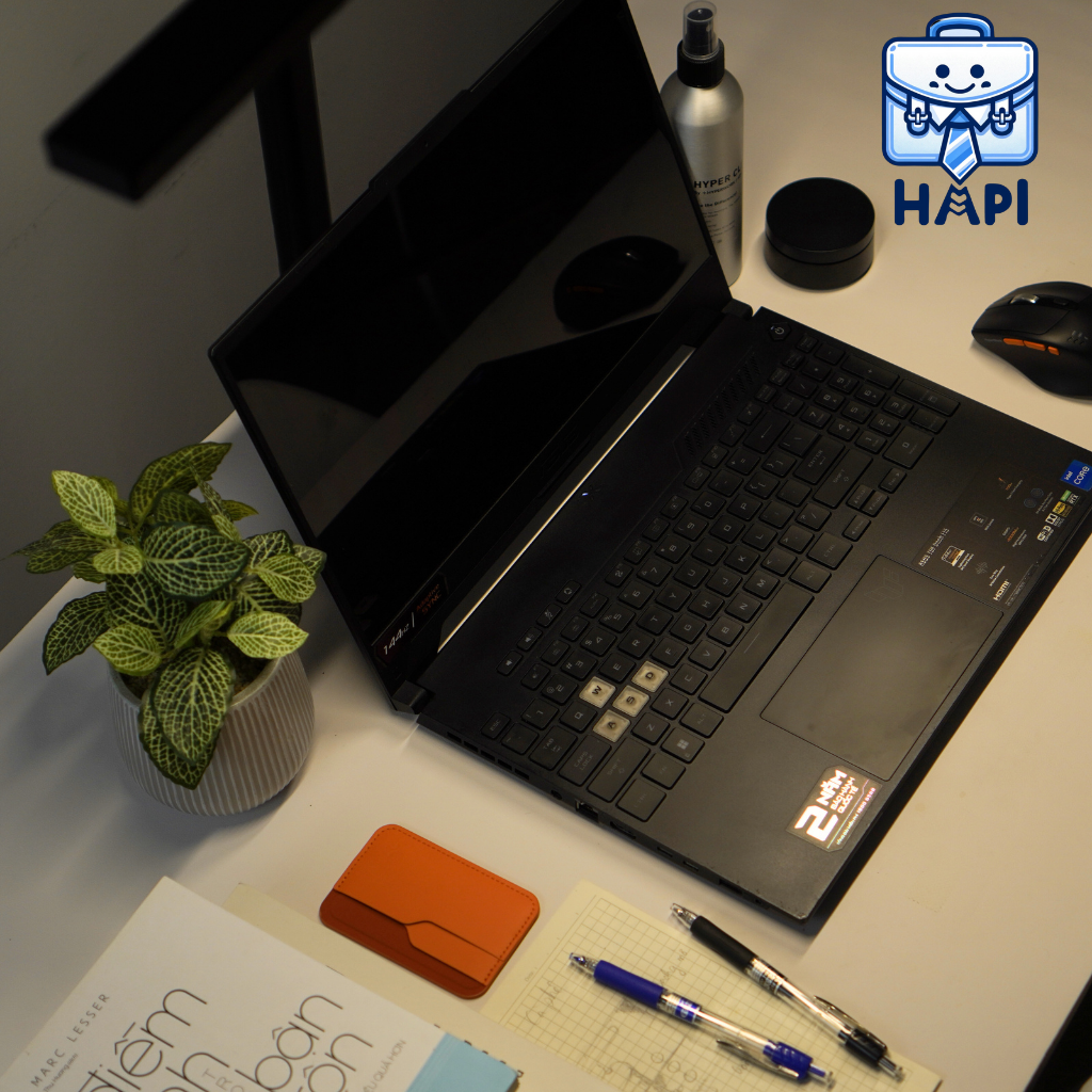 Đèn chiếu sáng kẹp bàn HyperWork Luna HPW-DL01 có núm điều khiển