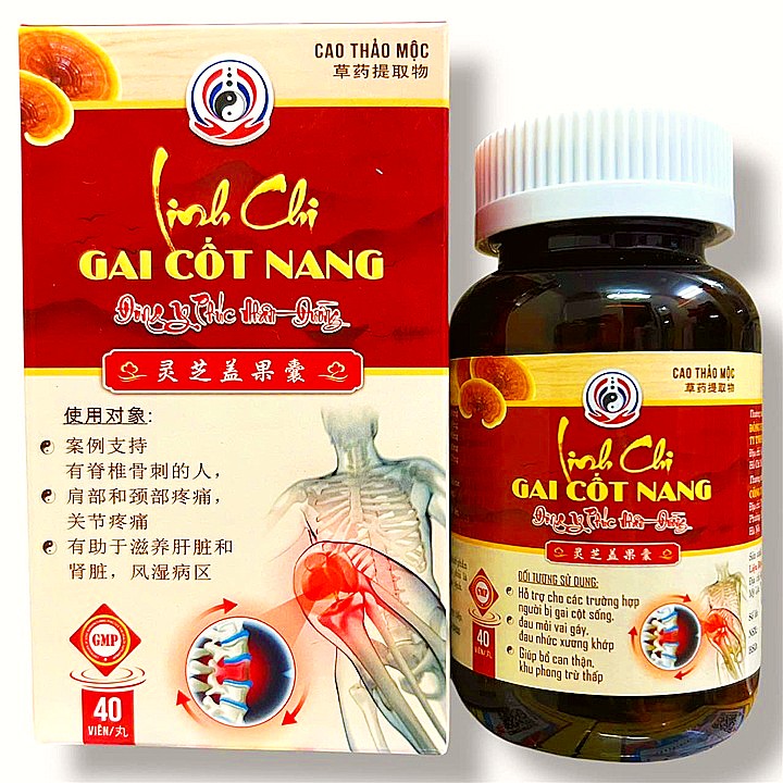 Viên uống đau nhức xương khớp, tê bì chân tay Cao thảo mộc Linh chi gai cốt nang - Mã số 1301